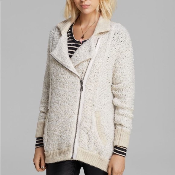 Free People Jackets & Blazers - Free People Cuddle Zip Textured Jacket